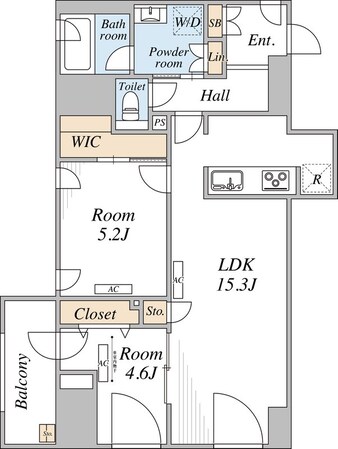ザ メイフェアの物件間取画像